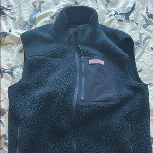 Vineyard Vines Navy Sherpa Fleece Vest